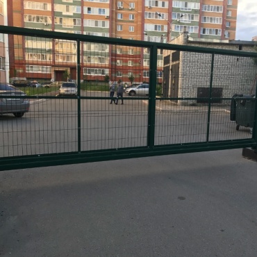 Alutech откатные ворота промышленные 5000x2750